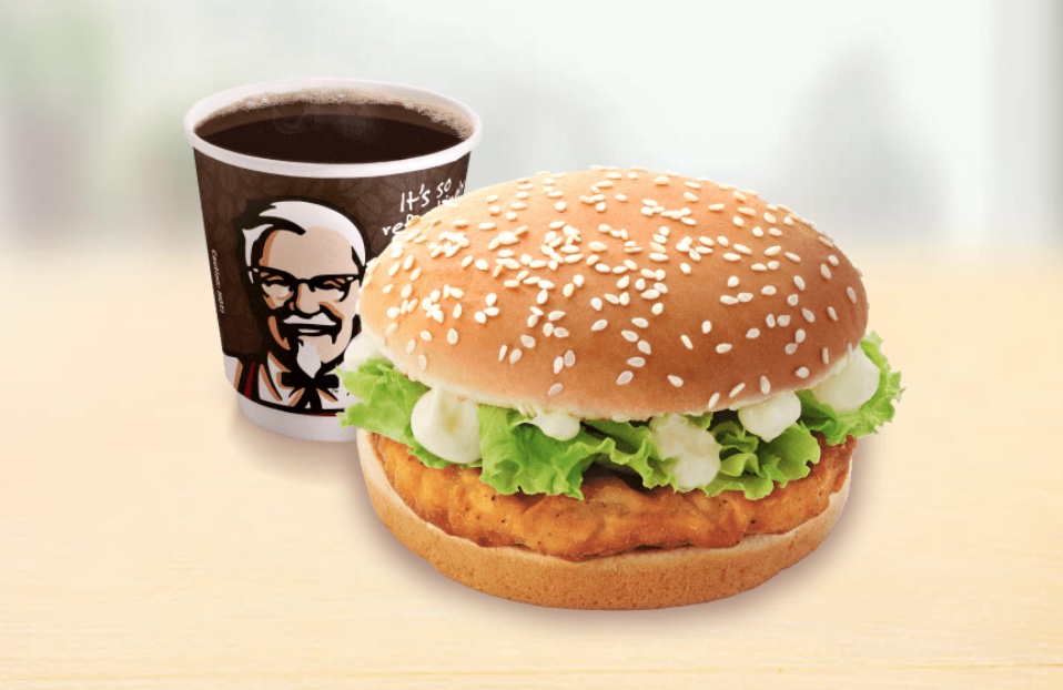 kfc menu breakfast colonel burger
