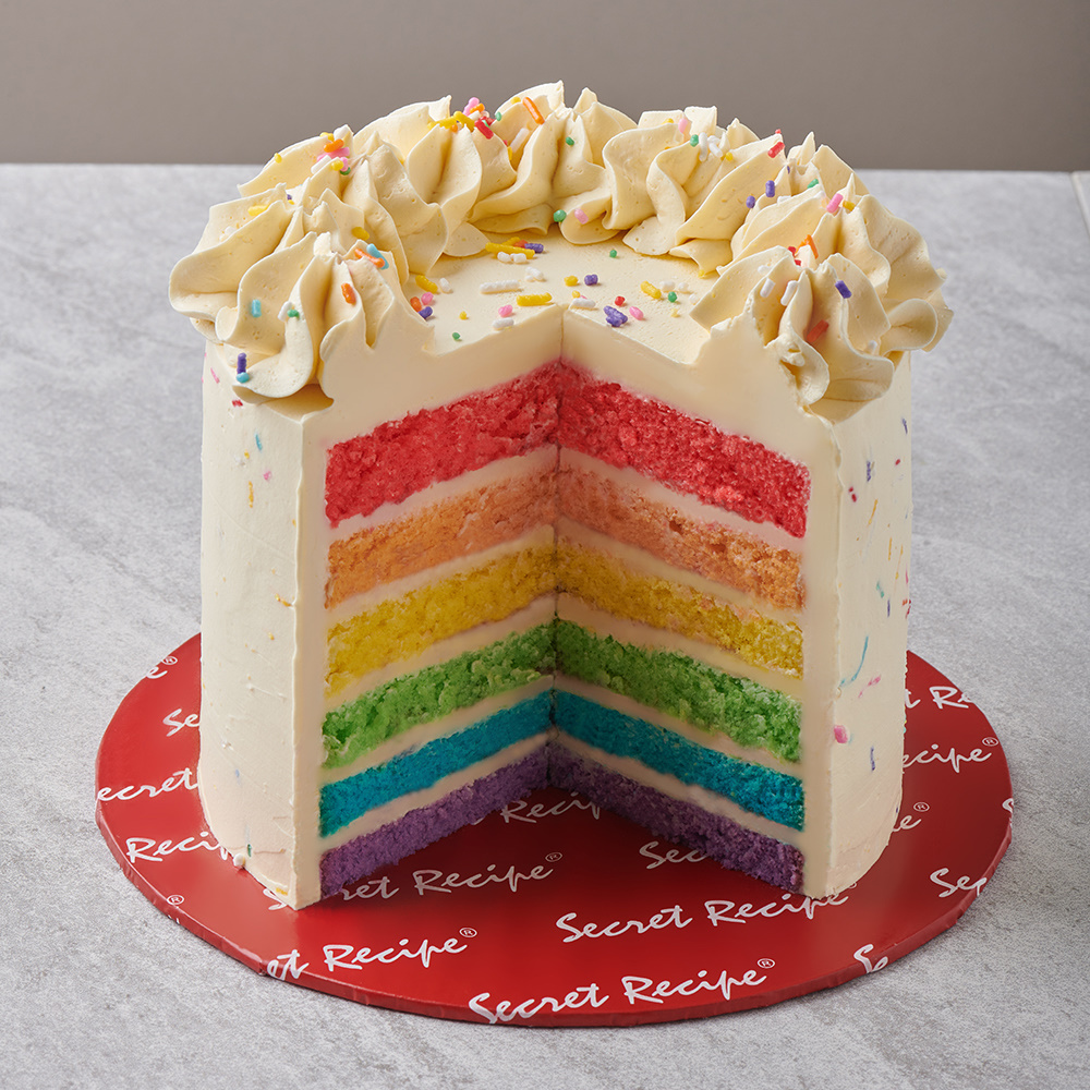 Confetti Rainbow Cakes Secret Recipe