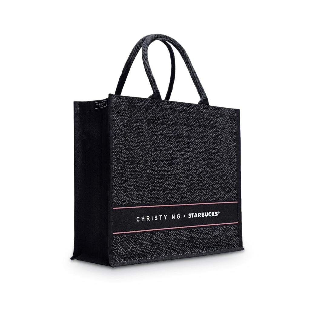 Starbucks Canvas Tote Side Popup