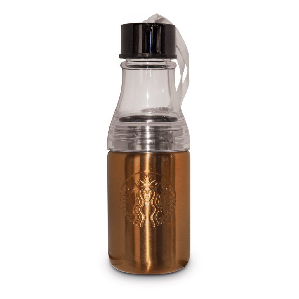 Starbucks Stainless Steel Acrylic Copper Water Bottle 17oz min
