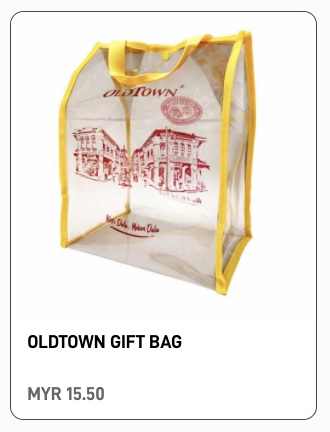 GIFT BAG Old Town White Coffe Malaysia