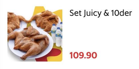 Juicy 10Der Meal Kedai Ayamas Malaysia