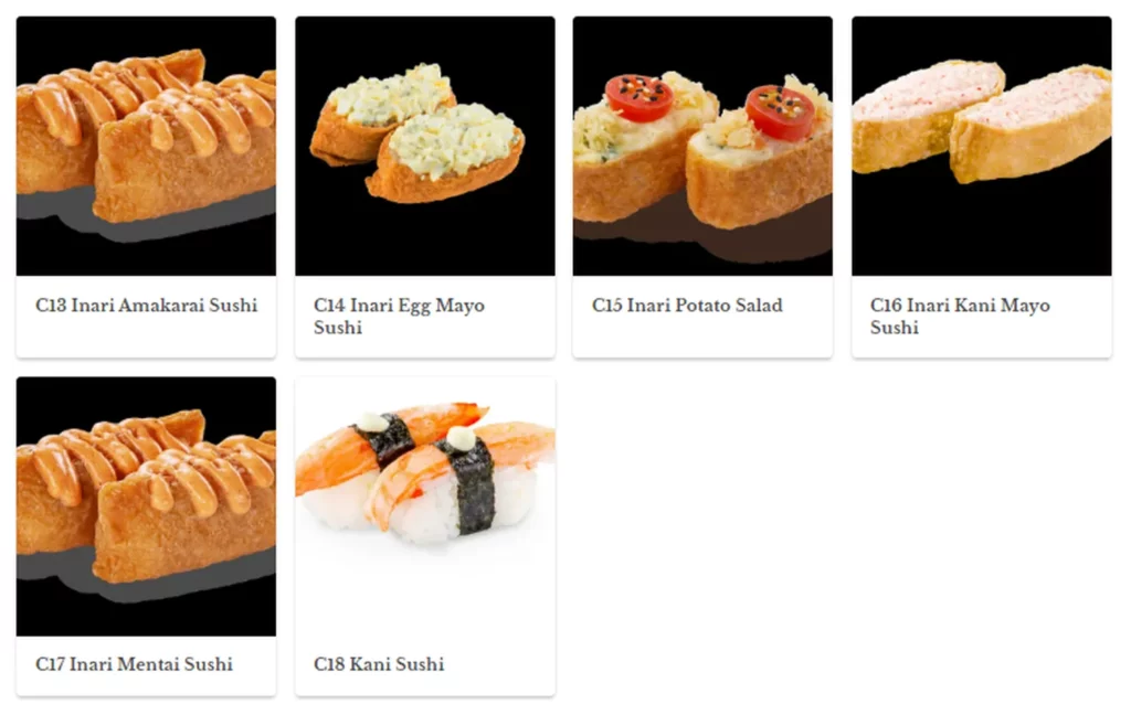 Nippon sushi menu malaysia orange plate 2
