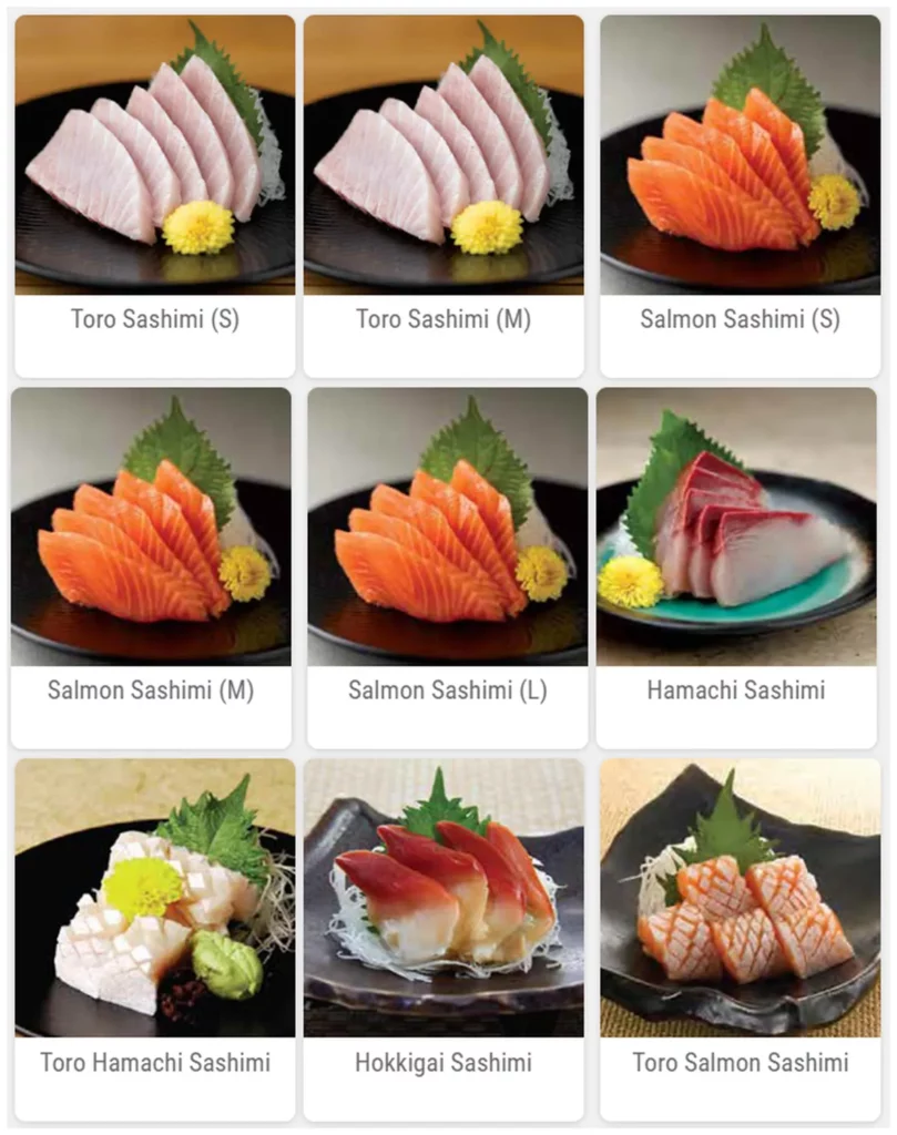 sushi zanmai menu malaysia sashimi 1 1