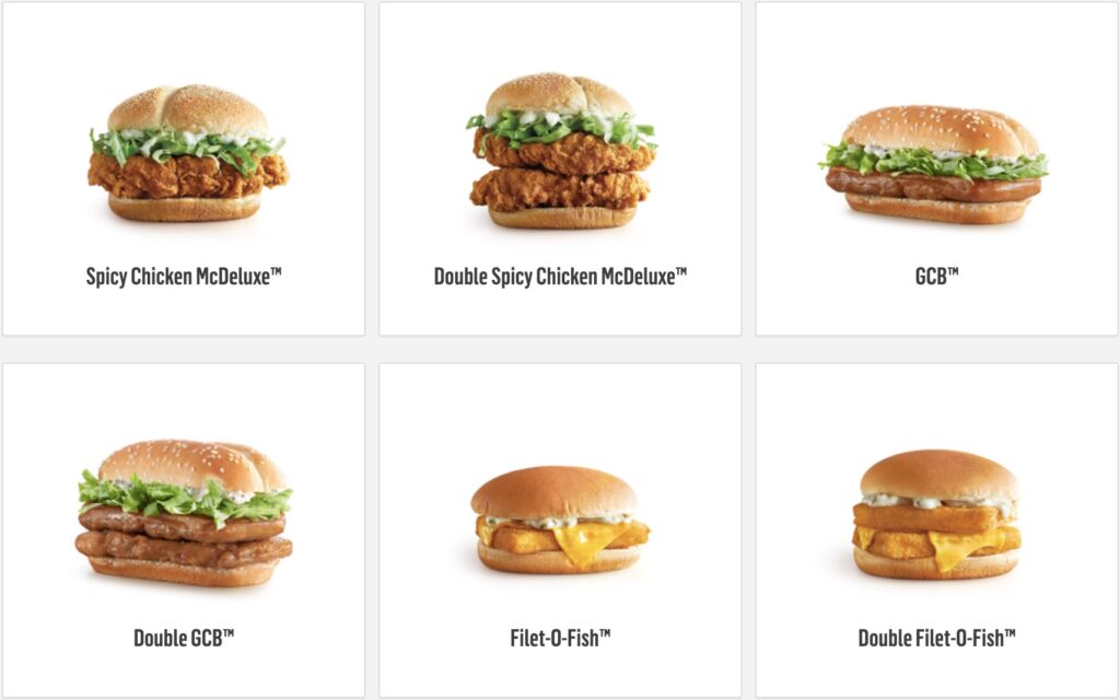 List Harga Menu Burger McD Malaysia