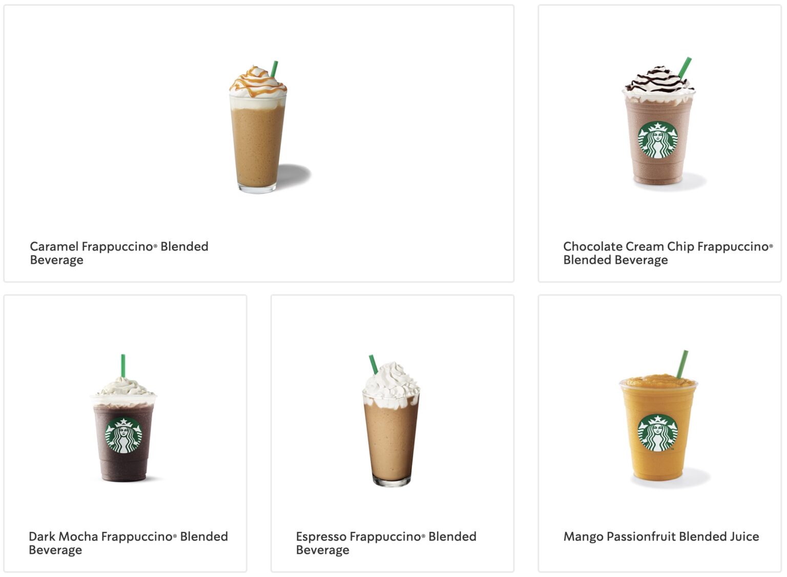 Menu Starbucks Frappuccinos 2024 (Update Price List & Pict)