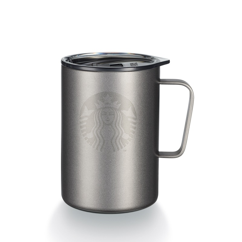 Starbucks Grey Stainless Steel Camp Cup 16oz