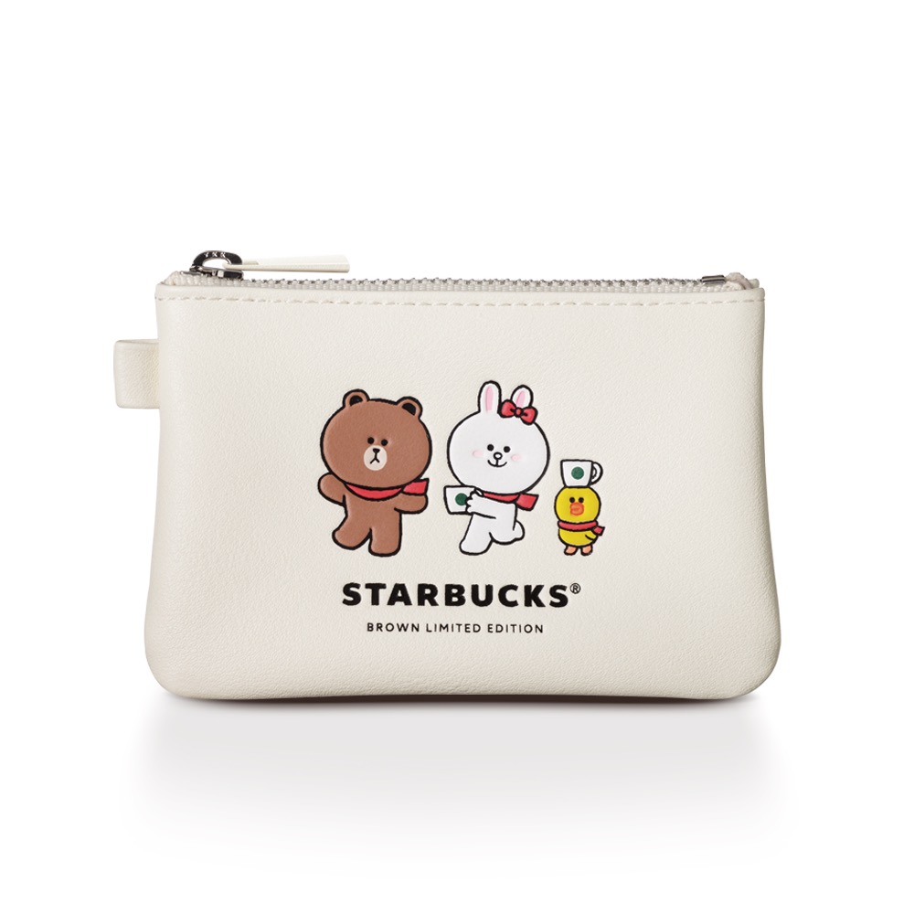 Starbucks LINE FRIENDS Brown and Friends Pouch