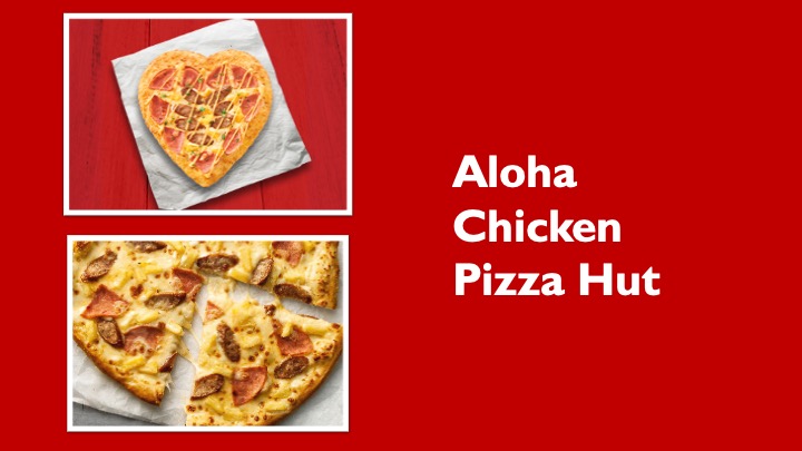 senarai harga aloha chicken pizza hut malaysia