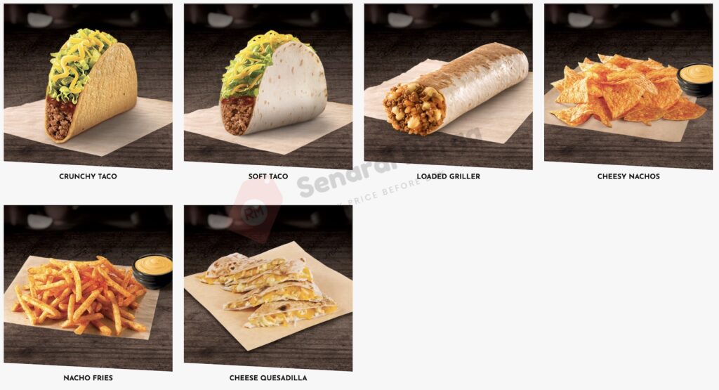 Senarai Harga Menu Taco Bell Terkini [Update 2023]