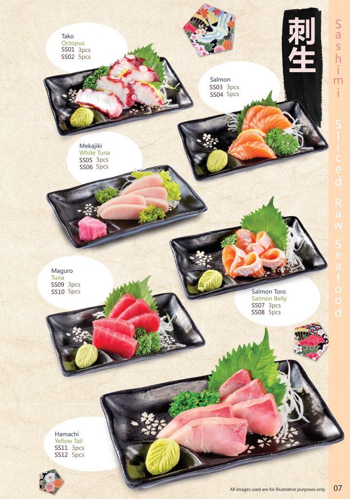 menu sashimi nippon sushi malaysia