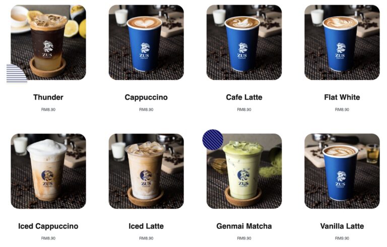 Menu ZUS Coffee Malaysia 2022 (Update Price List & Pict)