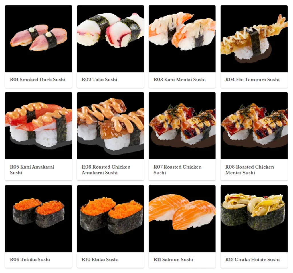 Nippon sushi menu malaysia red plate 1