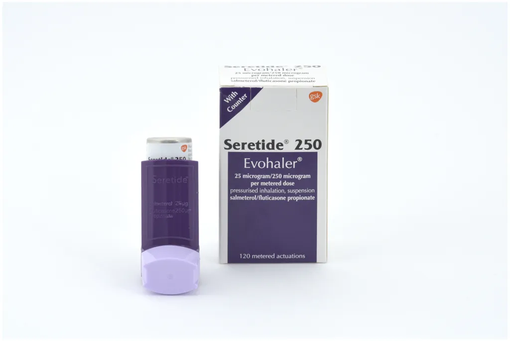 Purple Inhaler Seretide Inhaler