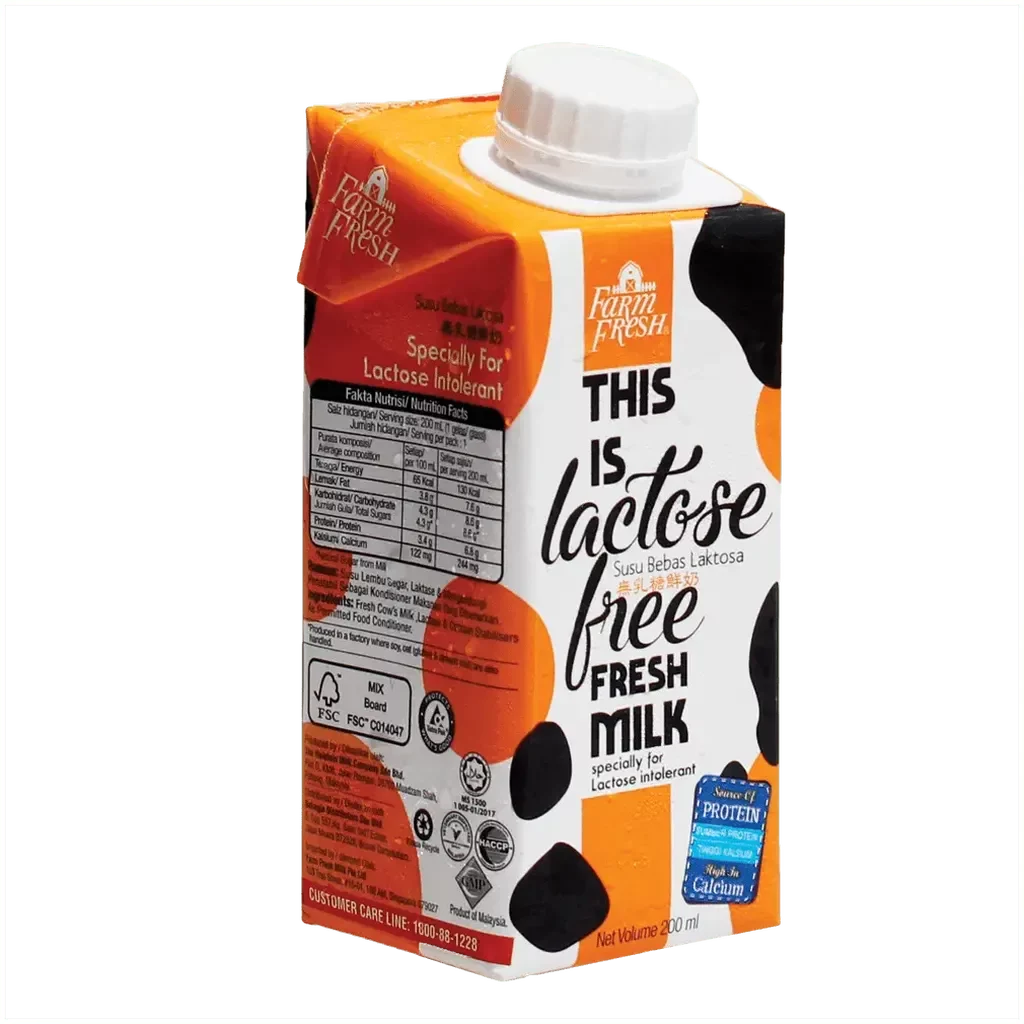 UHT Lactose Free Fresh Milk