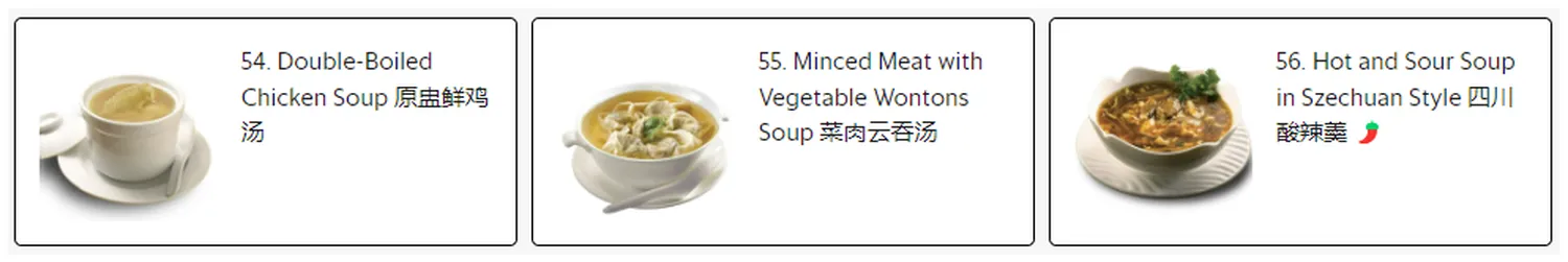 dragon i menu malaysia double boiled soup