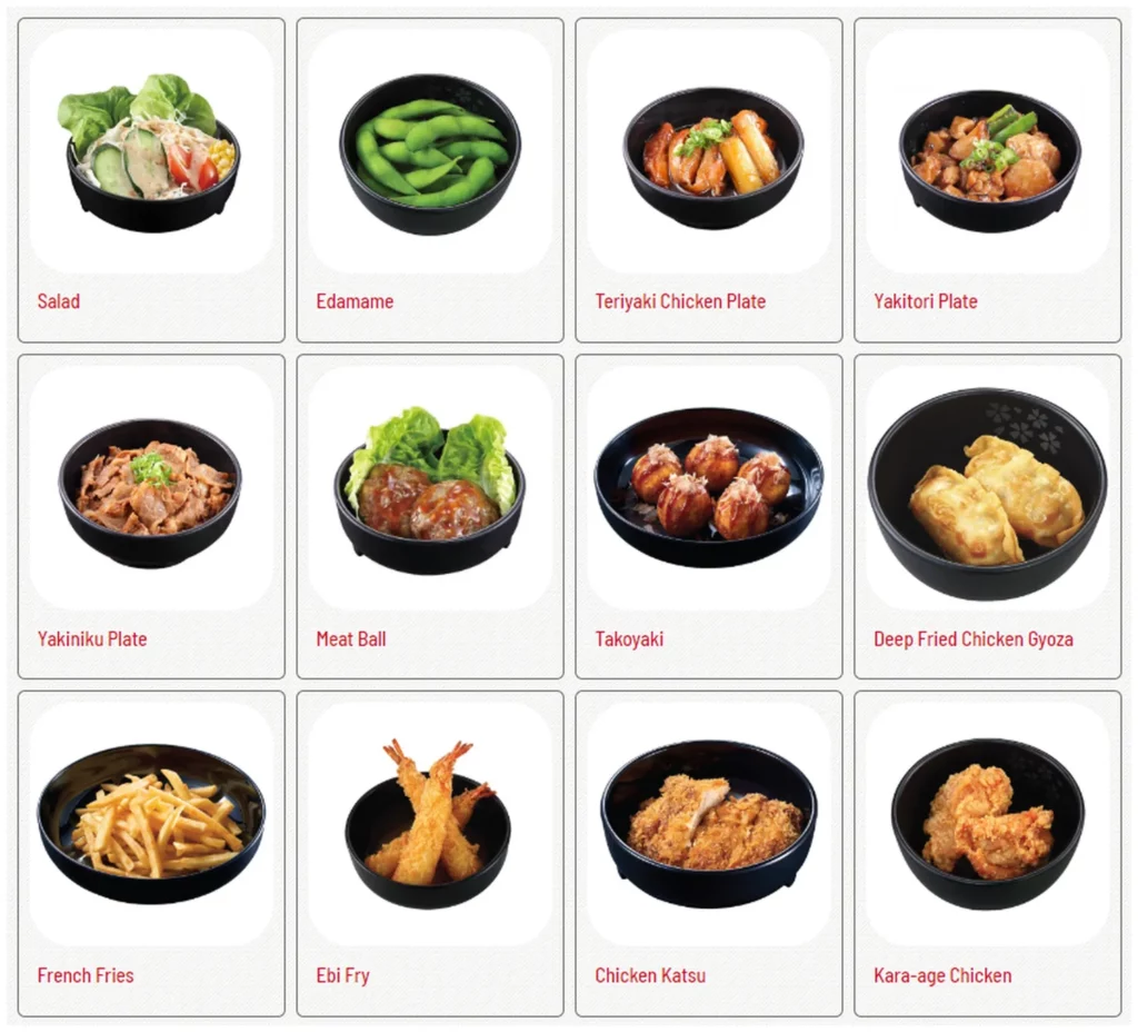 sukiya menu malaysia ala carte 1