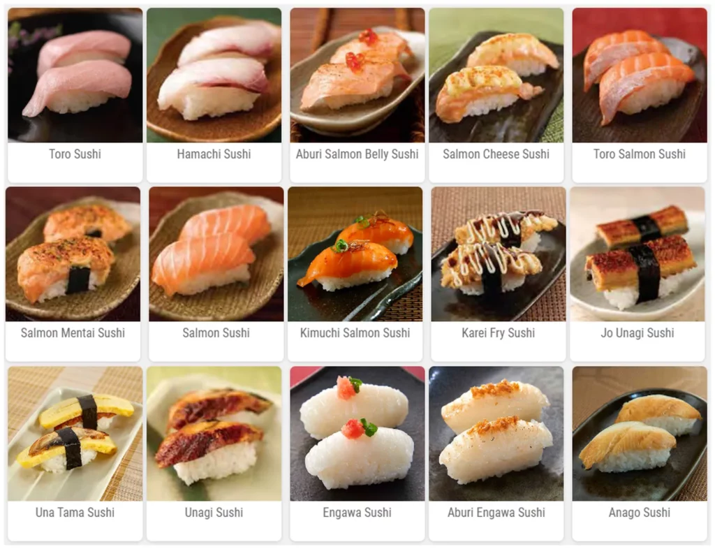 sushi zanmai menu malaysia nigiri sushi 1