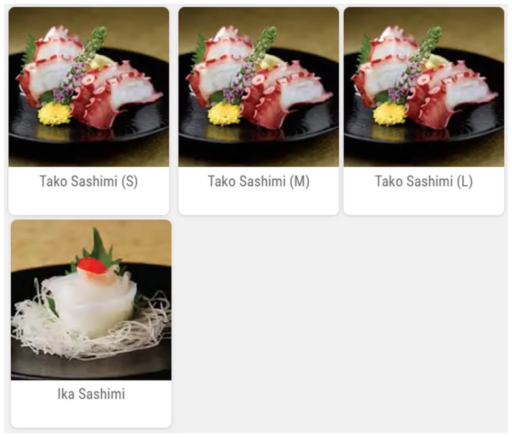 sushi zanmai menu malaysia sashimi 2