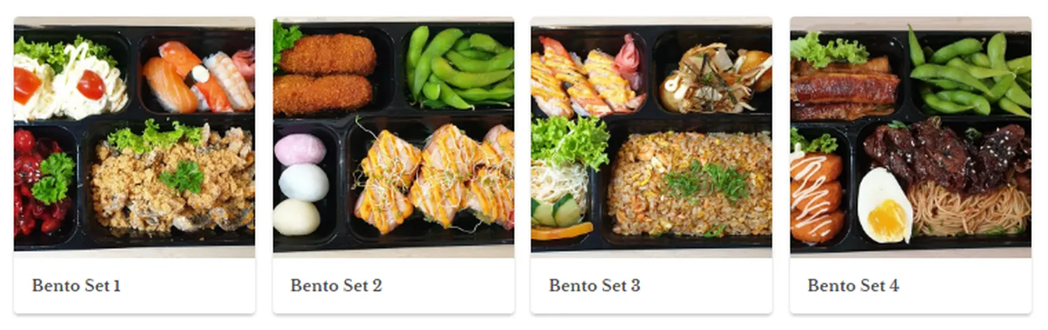 Nippon sushi menu malaysia corporate bento set