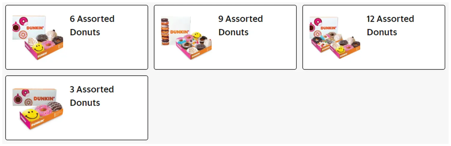 dunkin donuts menu malaysia pick your own