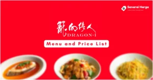 senarai harga menu dragon i malaysia terkini