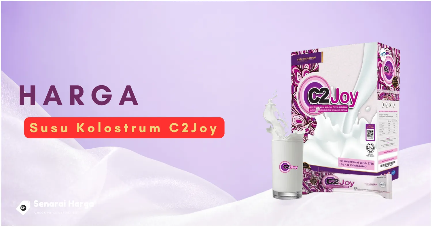 senarai harga susu kolostrum c2joy malaysia terkini