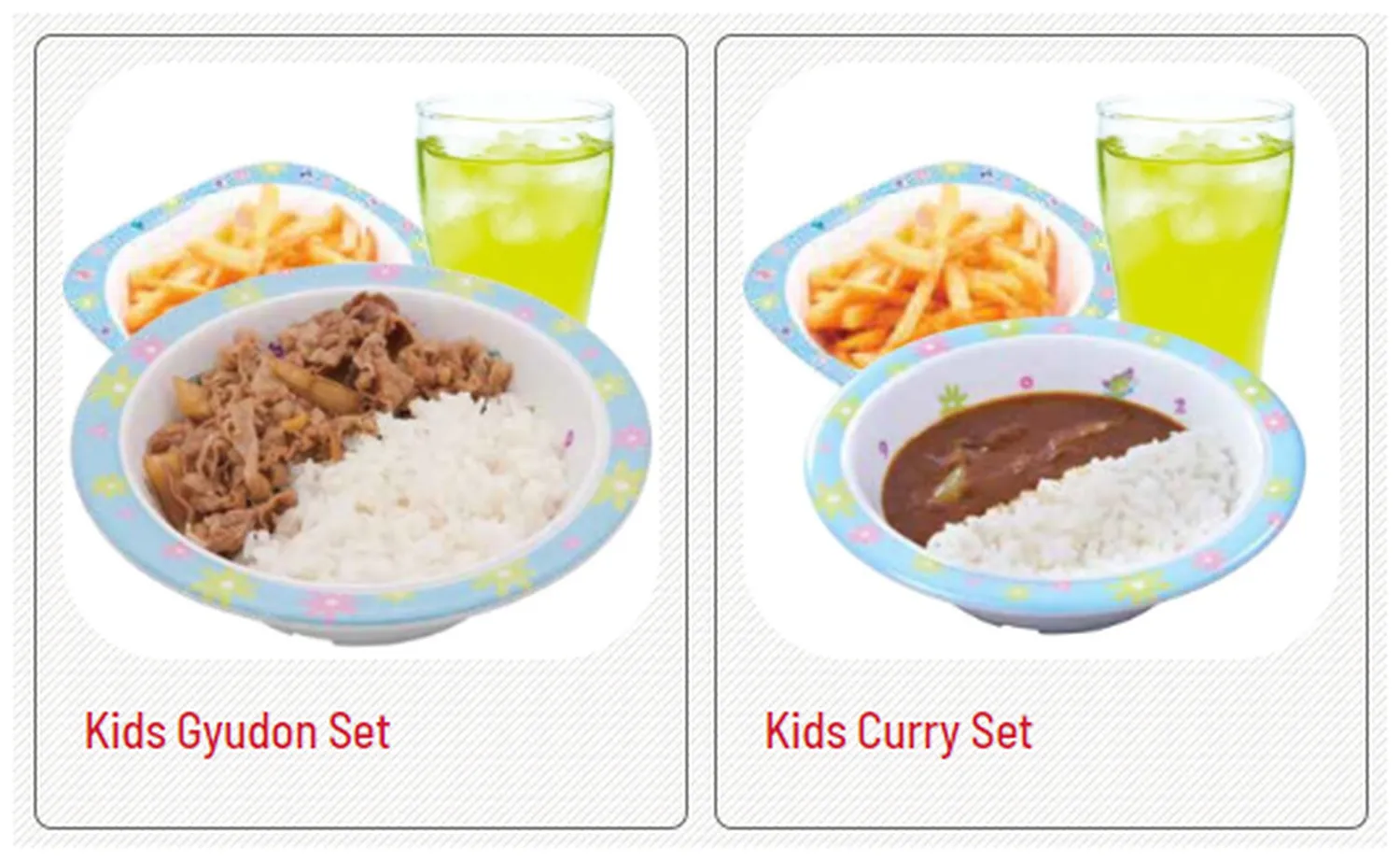 sukiya menu malaysia kids set