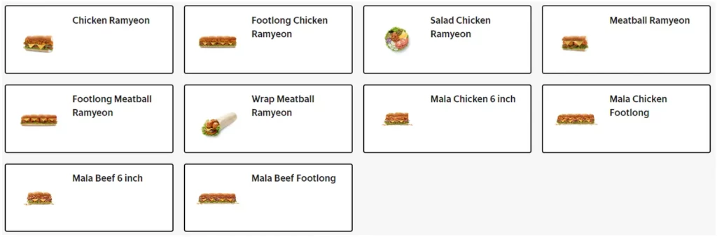 subway menu malaysia limited time offer 1
