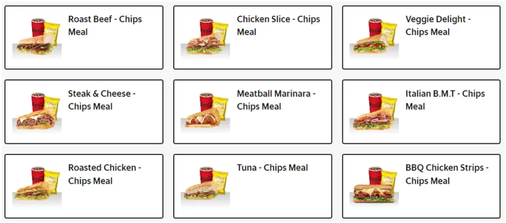 subway menu malaysia popular chips meal 1 2