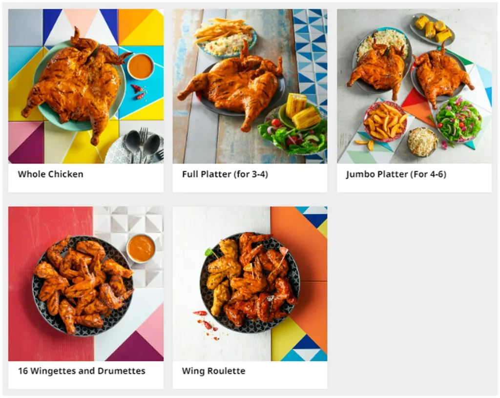 nandos menu malaysia sharing