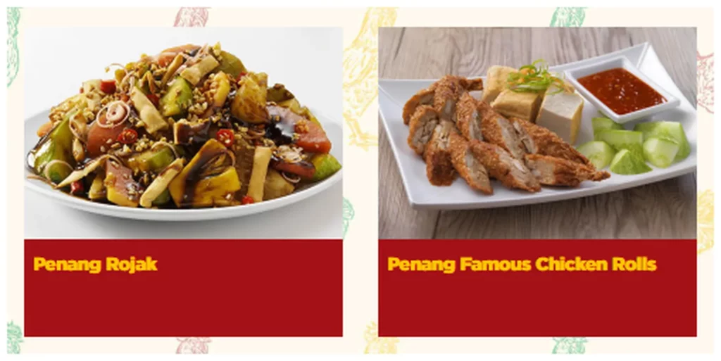 the chicken rice shop menu malaysia entree 3