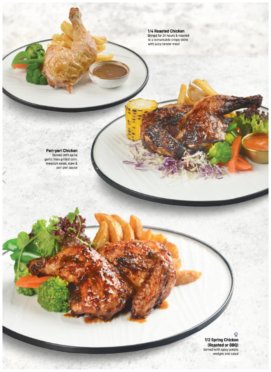 manate menu malaysia roasted chicken